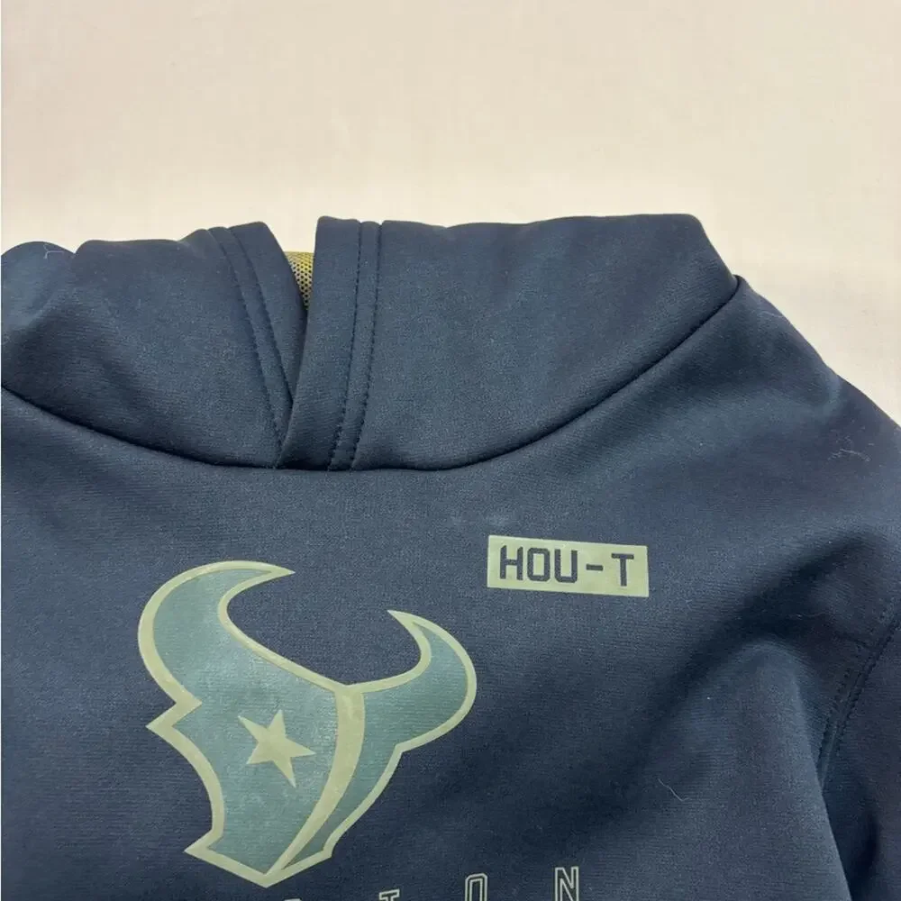 Nike Boys Black Military Appreciation Houston Texans Hoodie Size Large 14/16